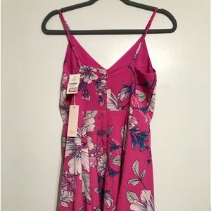 Yumi Kim size small dress Pink with floral design
